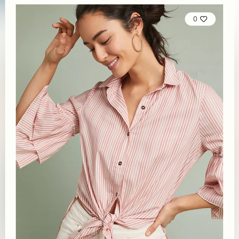 Aurora Striped Top | Anthropologie | Ella Moss